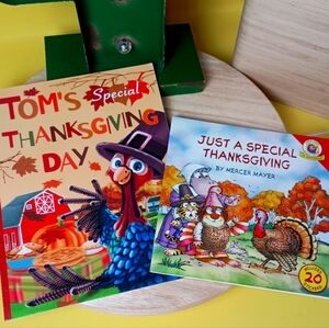 Little Critter Children's 2PC Book Bundle Reading Fall Autumn Thanksgiving